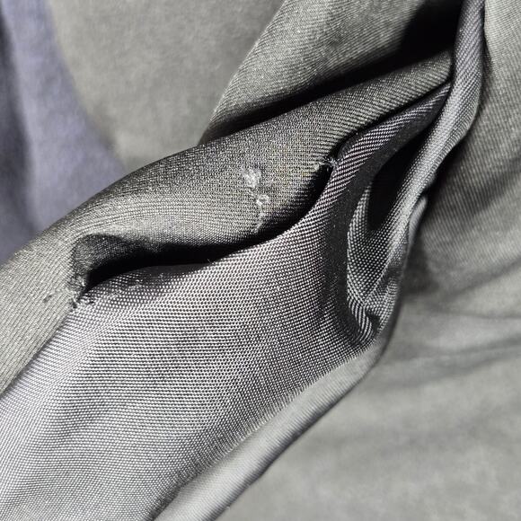 Jason Wu Collective Contrast Mixed Media Puffer Coat Womens Medium Blue Black - Picture 13 of 13